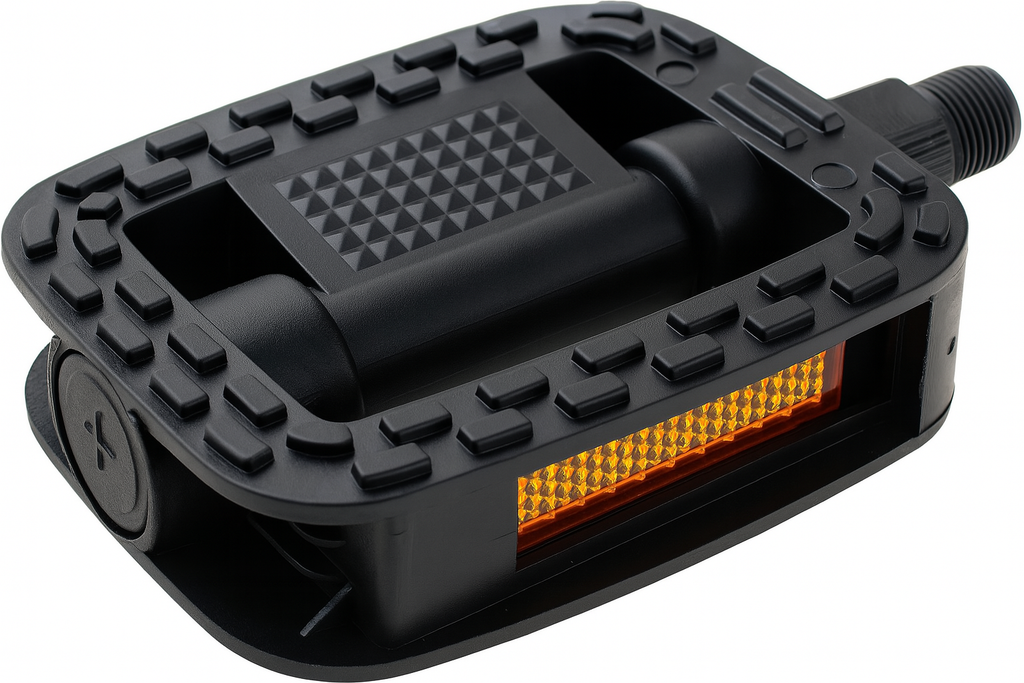 Pedaalset Edge Comfort anti-slip - zwart