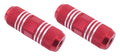 Voetsteunset Edge Freestyle 80 mm op 3/8" as - rood