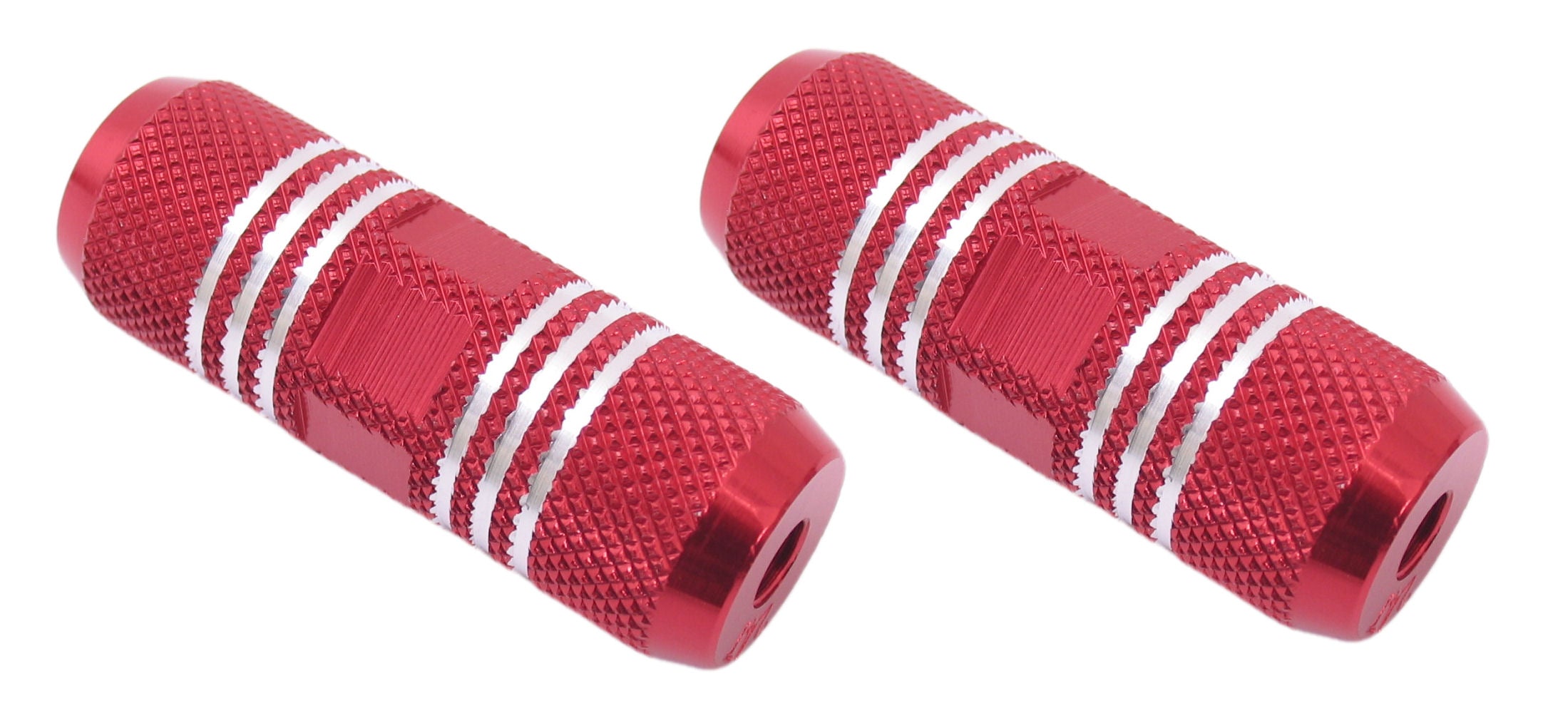 Voetsteunset Edge Freestyle 80 mm op 3/8" as - rood