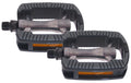 Pedaalset Marwi SP-821 aluminium huis non-slip - zwart / zilver (op kaart)