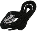 Toeclipsriempjes / pedaalriempjes Edge nylon - zwart