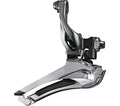 Voorderailleur 2 x 10-speed Shimano Tiagra FD-4700 down pull - aanlas 61-66° - 46-53T - Zwart/Zilver