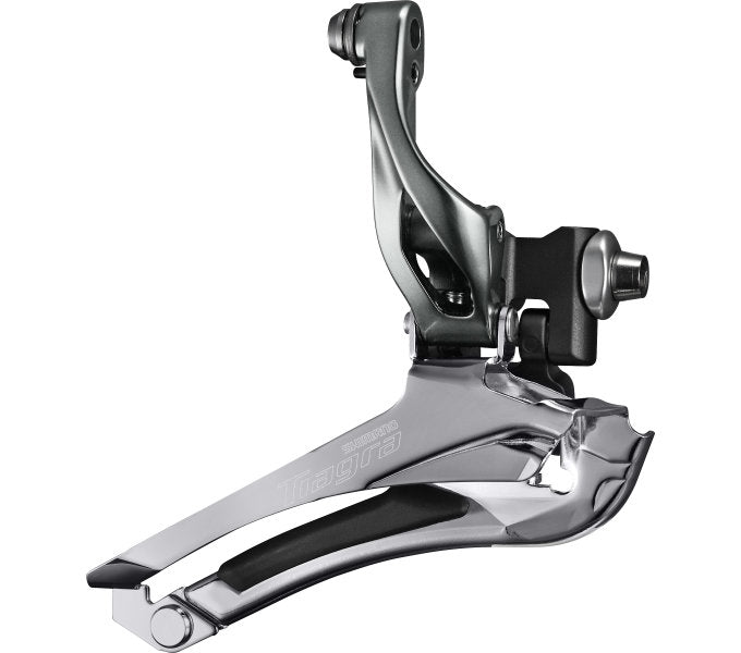 Voorderailleur 2 x 10-speed Shimano Tiagra FD-4700 down pull - aanlas 61-66° - 46-53T - Zwart/Zilver