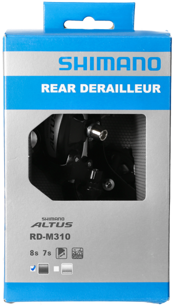Achterderailleur 7/8-speed Shimano Altus RD-M310 - zwart