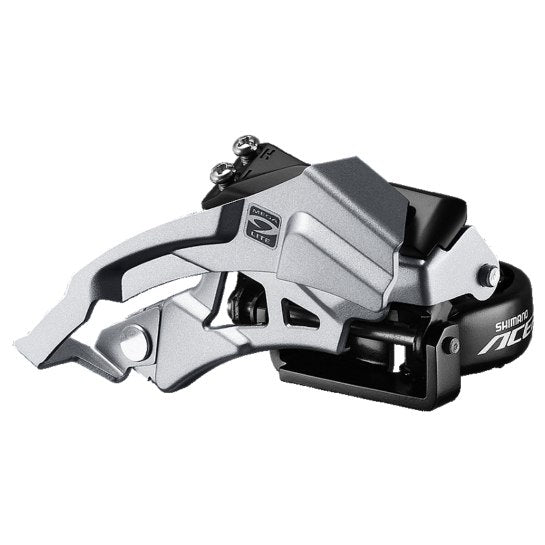 Voorderailleur 3 x 9-speed Shimano Acera M3000 top swing / dual pull  40T - Zwart/Zilver