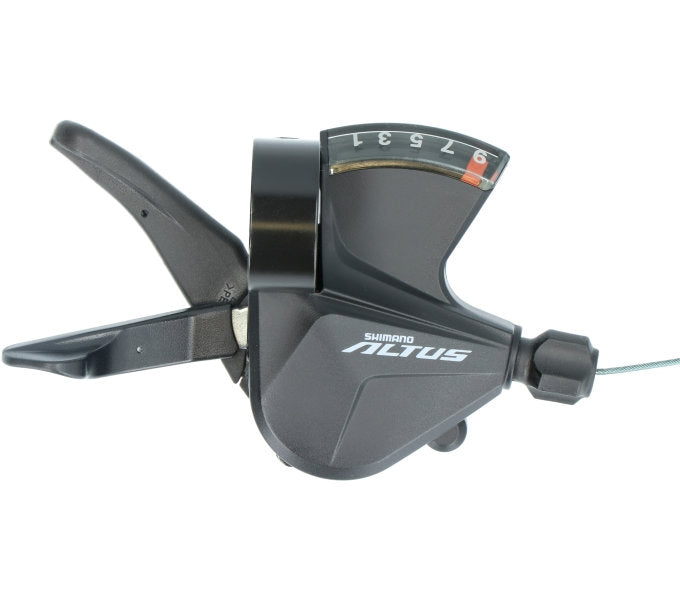 Versteller (rechts) 9 speed Shimano Altus SL-M2010 - zwart