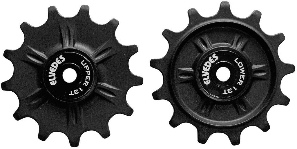 Derailleurwieltjes 2 x 13 tands Elvedes met afgedichte lagers - Shimano RD-M9100/M8100/M7100