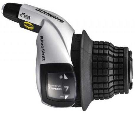 Draaiversteller (rechts) 7 speed Shimano Tourney SL-RS45  - zwart/zilver