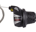 Draaiversteller (rechts) 6 speed Shimano Tourney SL-RS36 - zwart/zilver