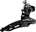 Voorderailleur 6/7-speed Shimano Tourney TZ FD-TZ510 down swing - hoge klem ø28,6 mm - 48T - Zwart/Zilver