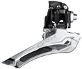 Voorderailleur 2 x 10-speed Shimano GRX FD-R400 down pull - direct mount 46T  - Zwart/Zilver