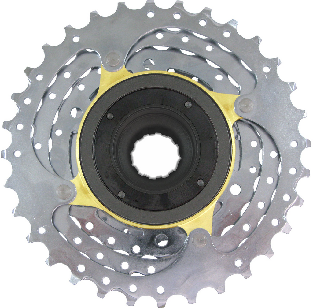 Freewheel 9 speed Sunrace MFEX9  11-32T - verchroomd