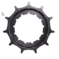 Tandwiel 24T Enduo Cargo Rohloff Cl-53.0 / 54.7 - zwart