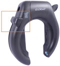 Slotknop Edge Marmo ringslot - zwart