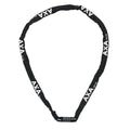 Kettingslot Axa Rigid RCC code 120/3,5 met polyester hoes - zwart