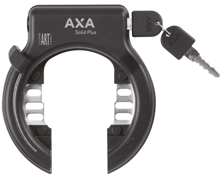 Ringslot Axa Solid Plus ART2 met insteekkabel Newton PL150 - zwart (op kaart)