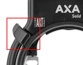 Slotknop Axa Solid - zwart