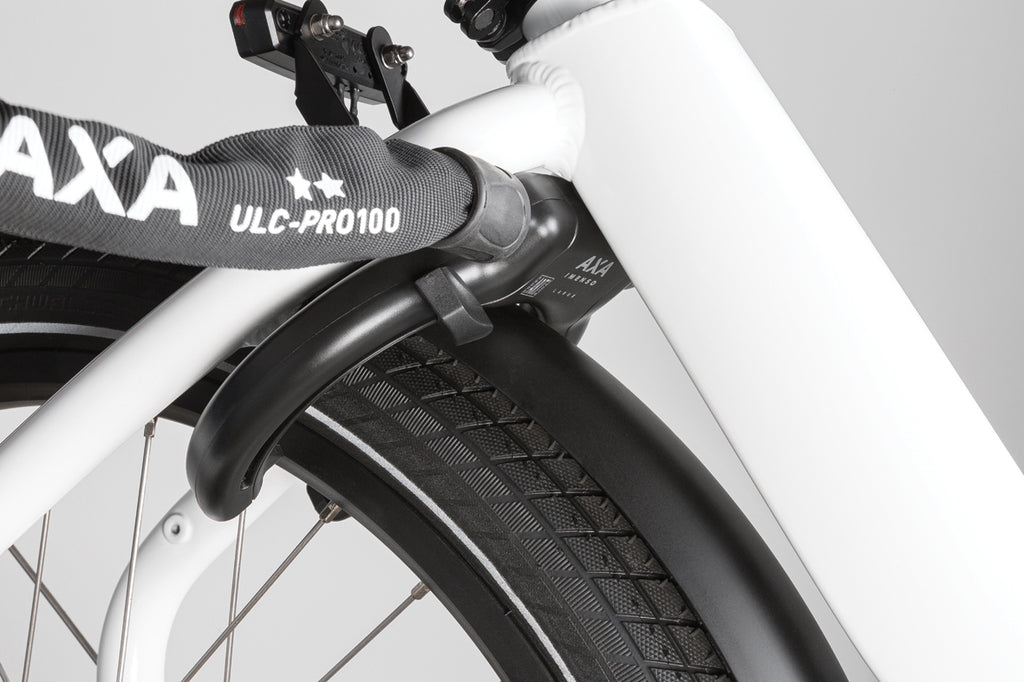 Ringslot Axa Imenso Large Retractable - zwart