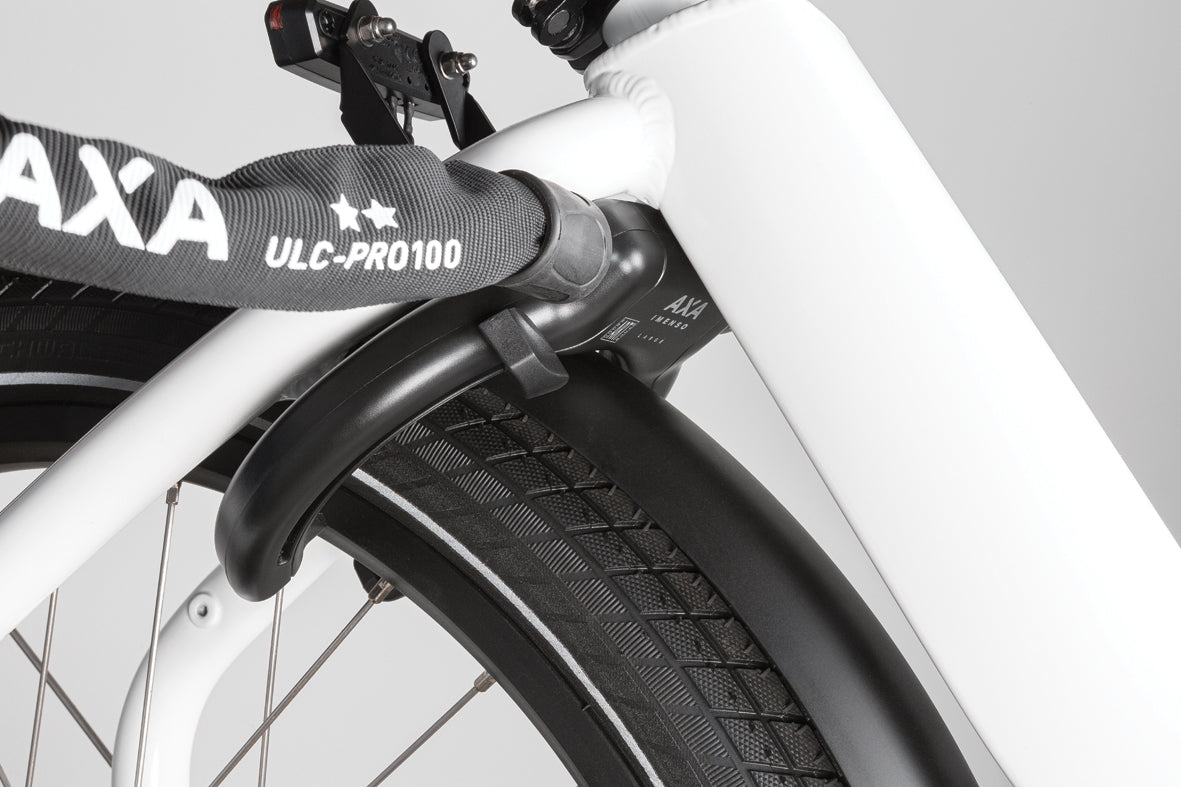 Ringslot Axa Imenso Large Retractable - zwart