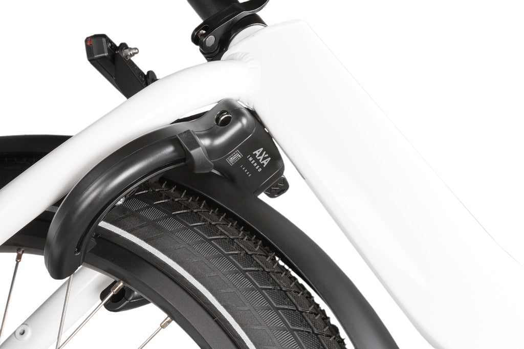 Ringslot Axa Imenso Large Retractable - zwart