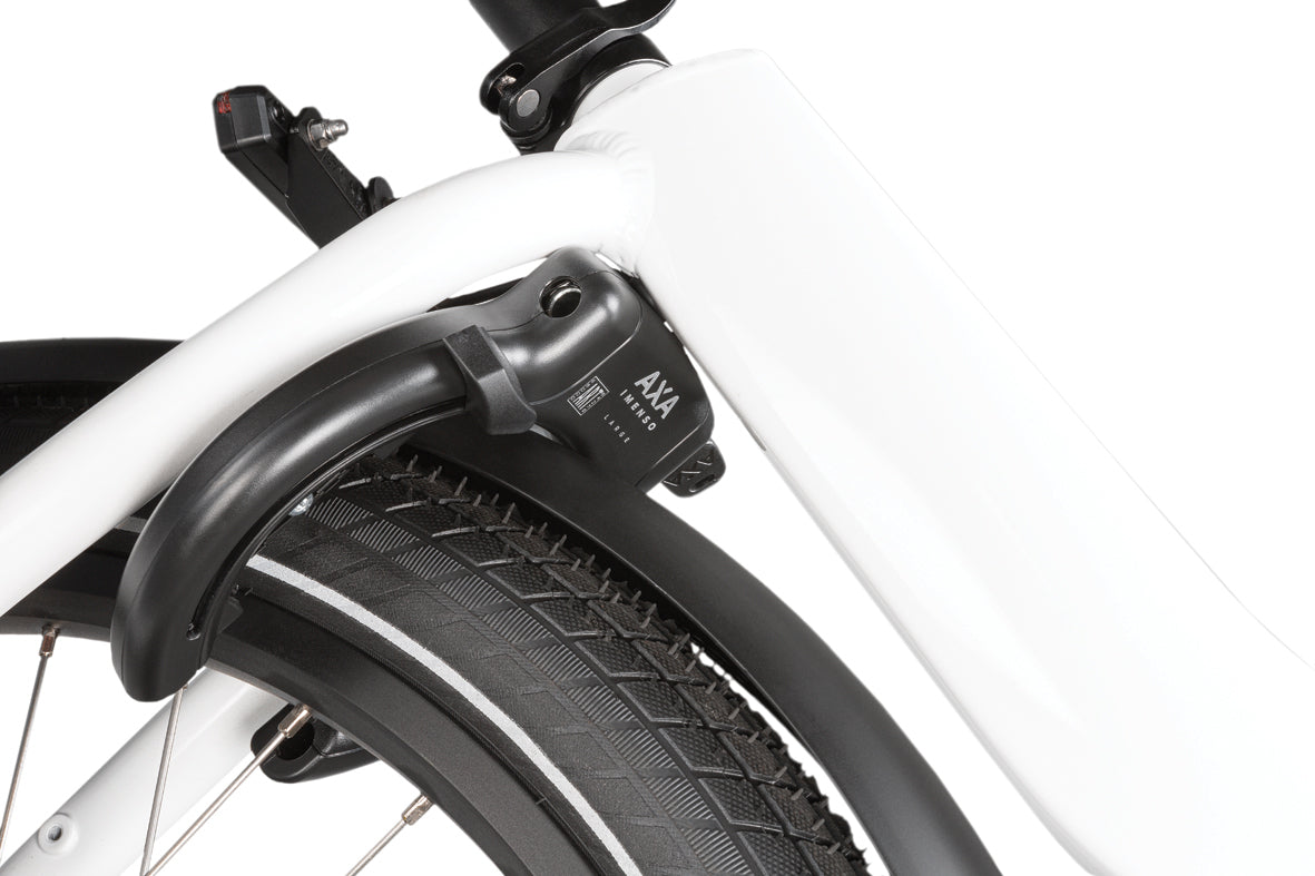 Ringslot Axa Imenso Large Retractable - zwart