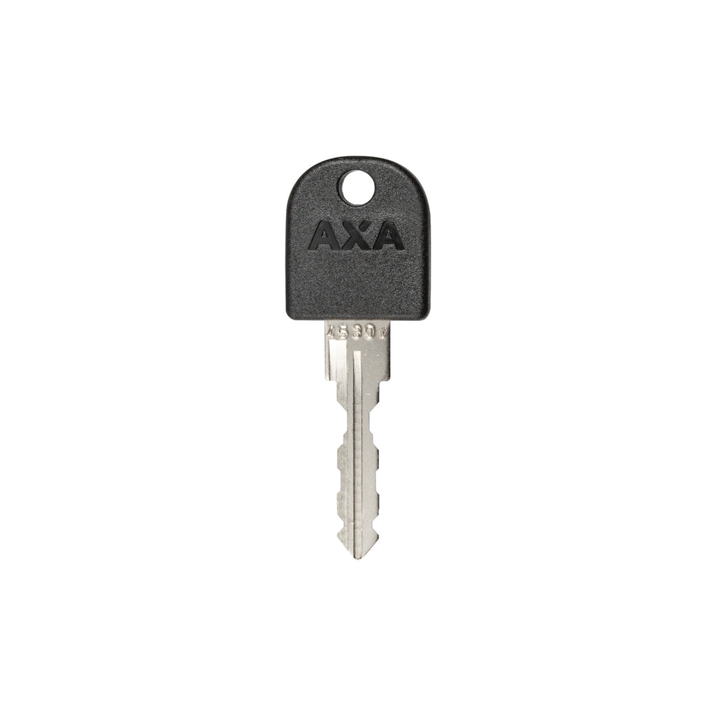Ringslot Axa Solid Plus met afdekkapjes - zwart (werkplaatsverpakking)