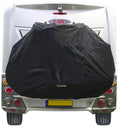 Fietsdragerhoes DS Covers STAR met gevarenbordhouder - zwart