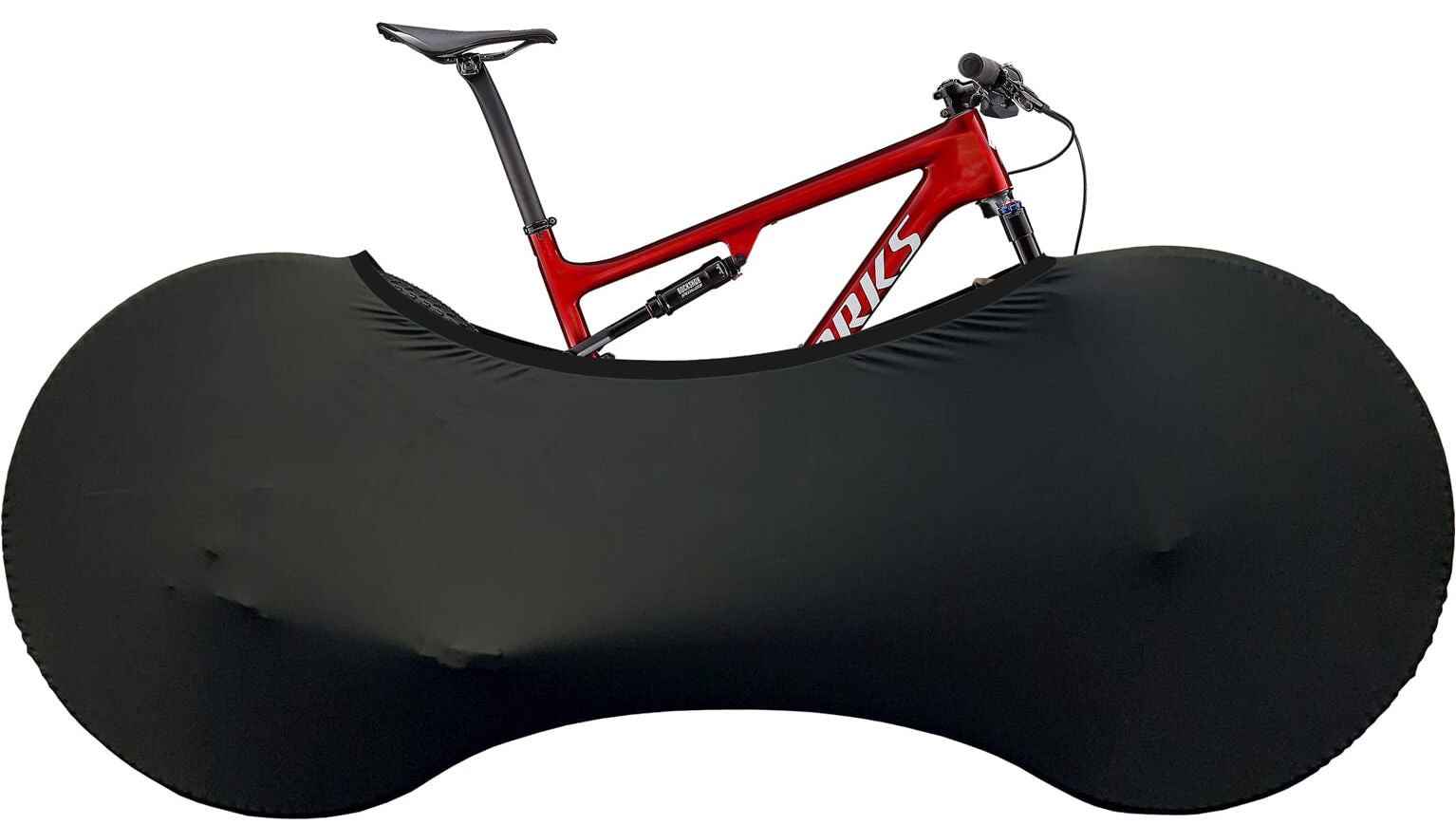 Wheel fietssok DS Covers Stretch-Fit zwart