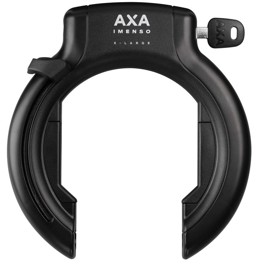 Set Ringslot Axa Imenso XL met uitneembare sleutel +insteekketting Axa ULC 130 + zadeltas - zwart
