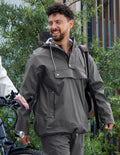 Regenjas Mirage Rainfall Closed Jacket - maat XL - gemaakt van polyester soft touch - earl grey