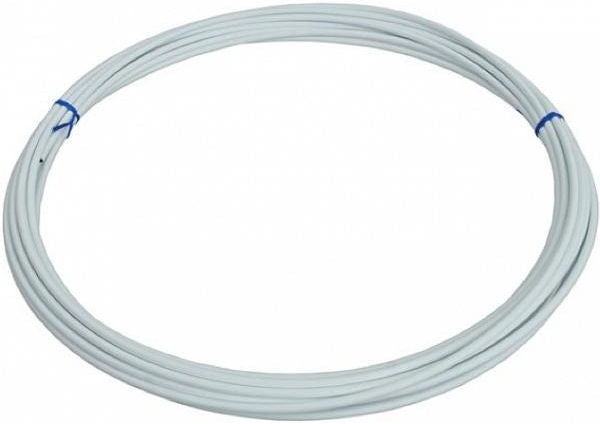 Rem buitenkabel Elvedes met teflon voering ø5,0mm / 10 meter - wit (rol)
