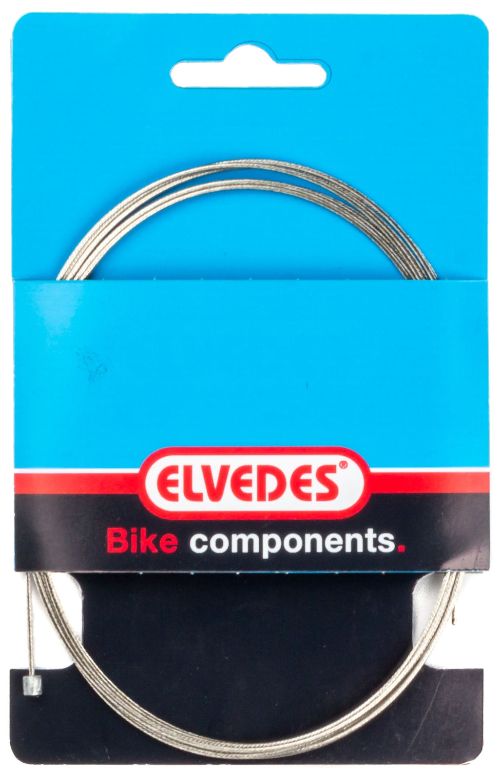 Schakel binnenkabel Elvedes 5000mm RVS ø1,1mm Shimano / SRAM N-nippel (op kaart) - Zilver