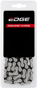 Fietsketting 7/8 speed Edge Sporty - zilver