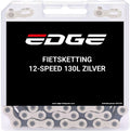 Fietsketting 12 speed Edge CHN-006 met 130 schakels - zilver
