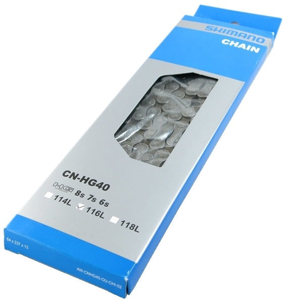 Ketting 6/7/8 speed Shimano HG40 met 116 schakels