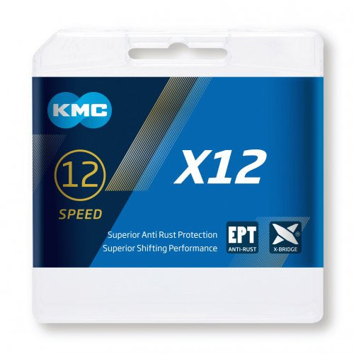 Ketting 12 speed KMC X12 EPT 126 schakels - zilver