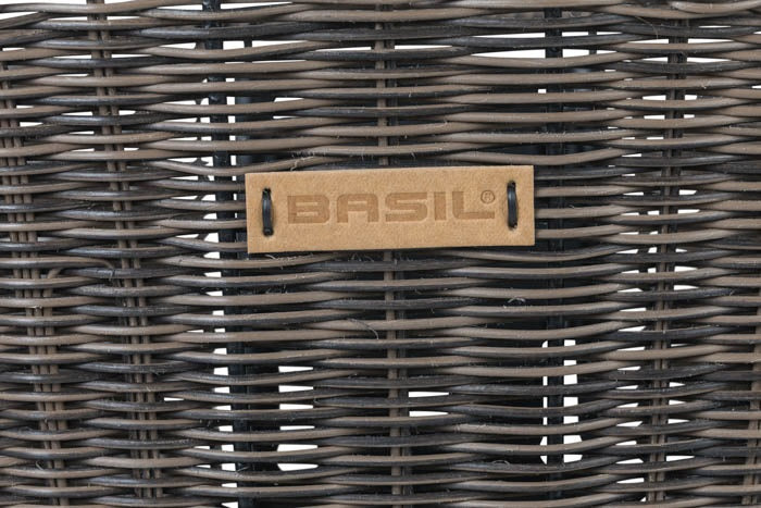 Fietsmand Basil Bremen Rattan Look KF 18 x 30 x 24 cm - nature brown