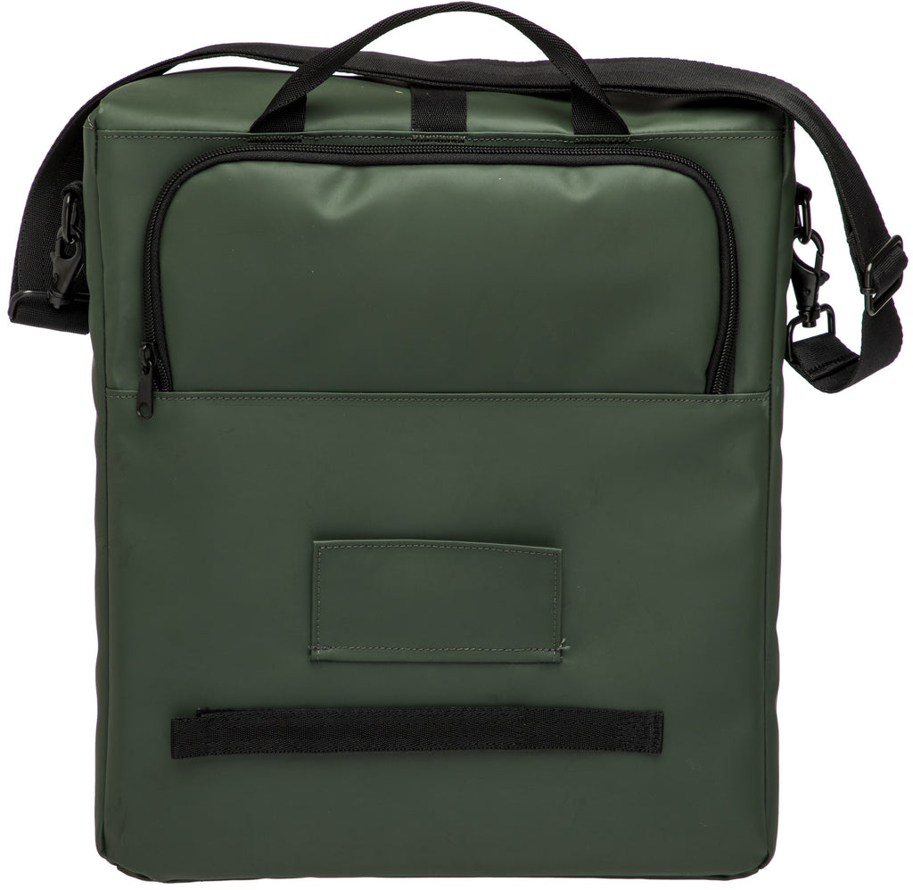 Fietstas New Looxs Odense 17,5 liter 32 x 16 x 38 cm - groen