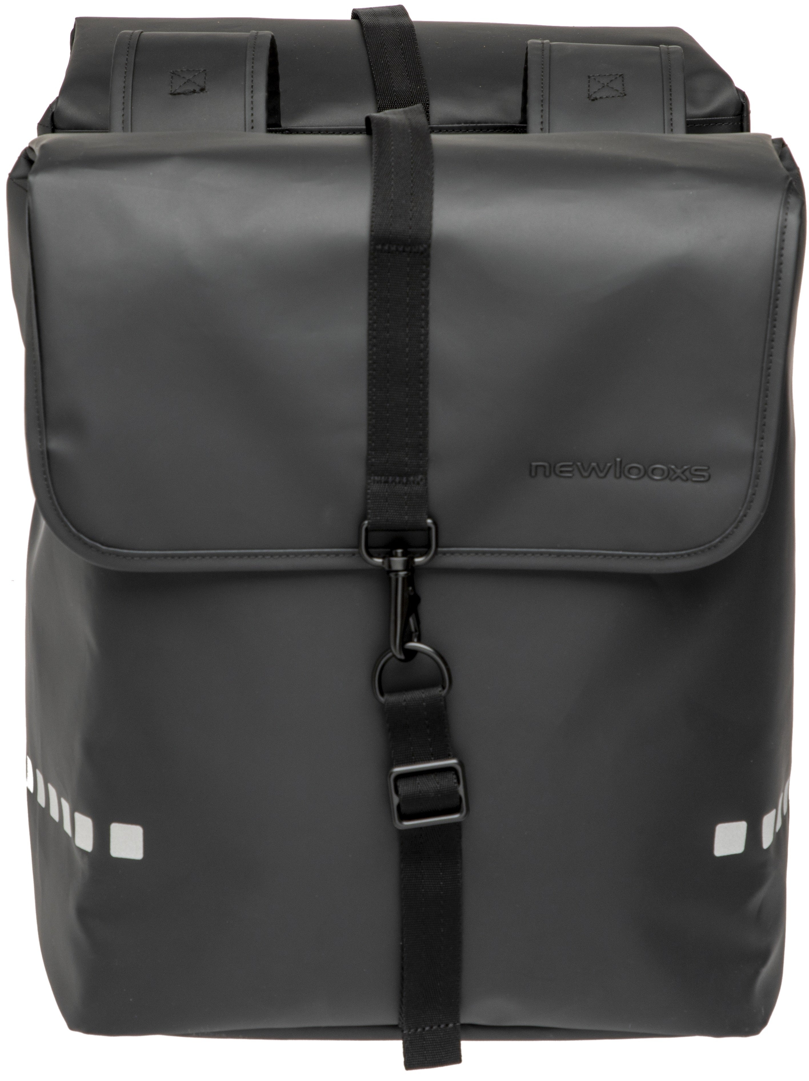Dubbele fietstas New Looxs Odense 39 liter 34 x 16 x 38 cm (x2) - zwart