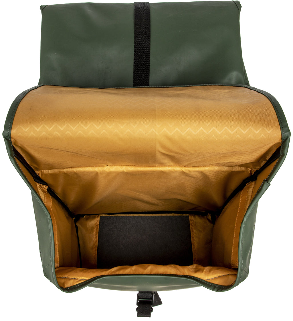 Dubbele fietstas New Looxs Odense 39 liter 34 x 16 x 38 cm (x2) - groen