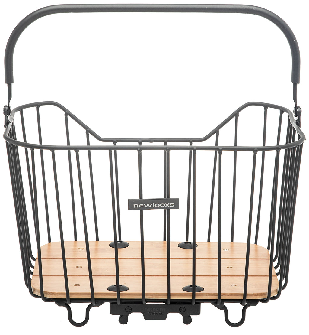 Fietsmand New Looxs Palermo 24 liter 40 x 22 x 27,5 cm - zwart