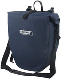 Enkele fietstas Büchel 100% waterdicht 25,4 liter - donkerblauw