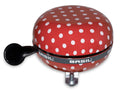 Fietsbel Basil Polkadot ø80mm - rood / wit