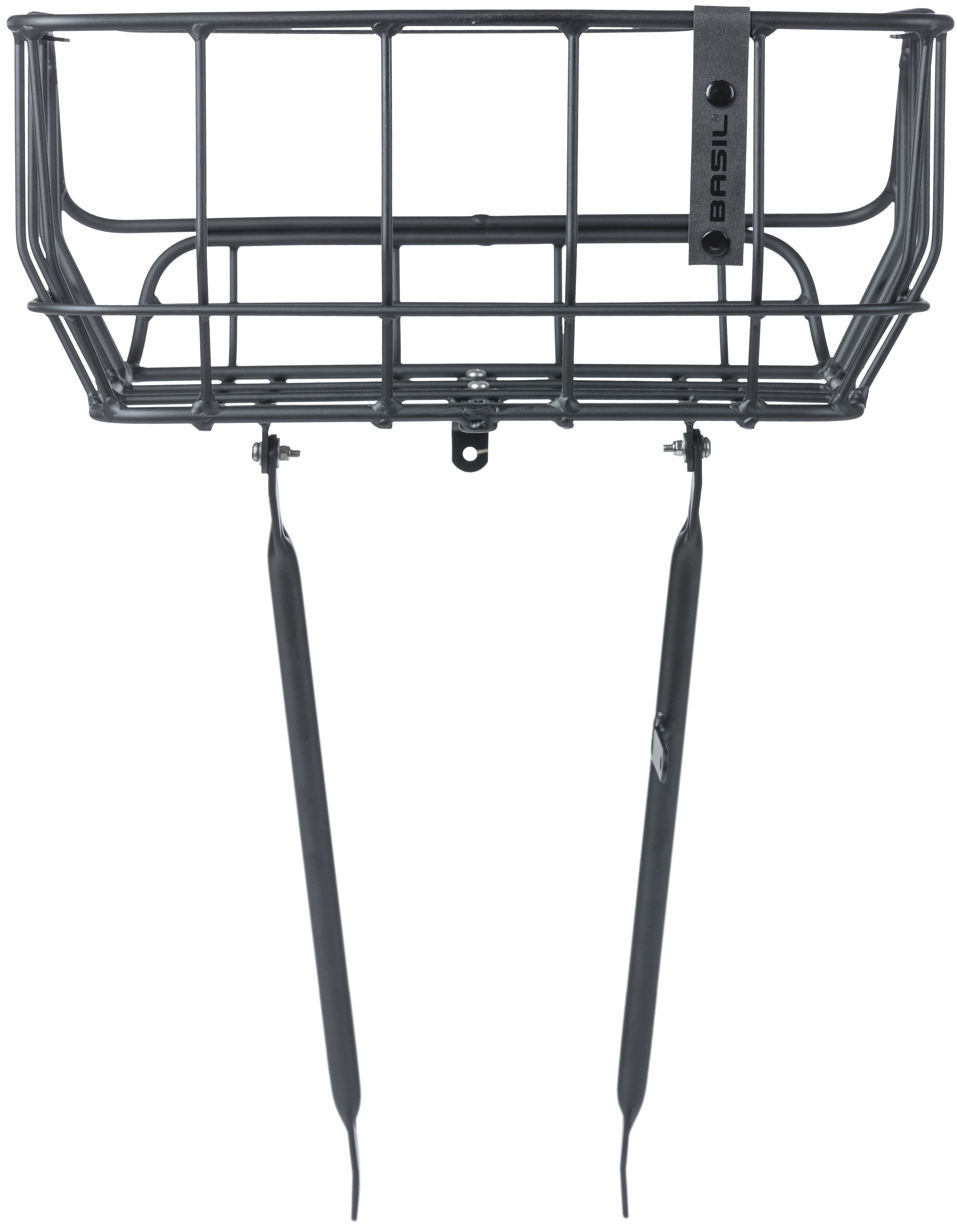 Fietsmand Basil Portland Front 25 liter 43 x 36 x 22 cm - mat zwart