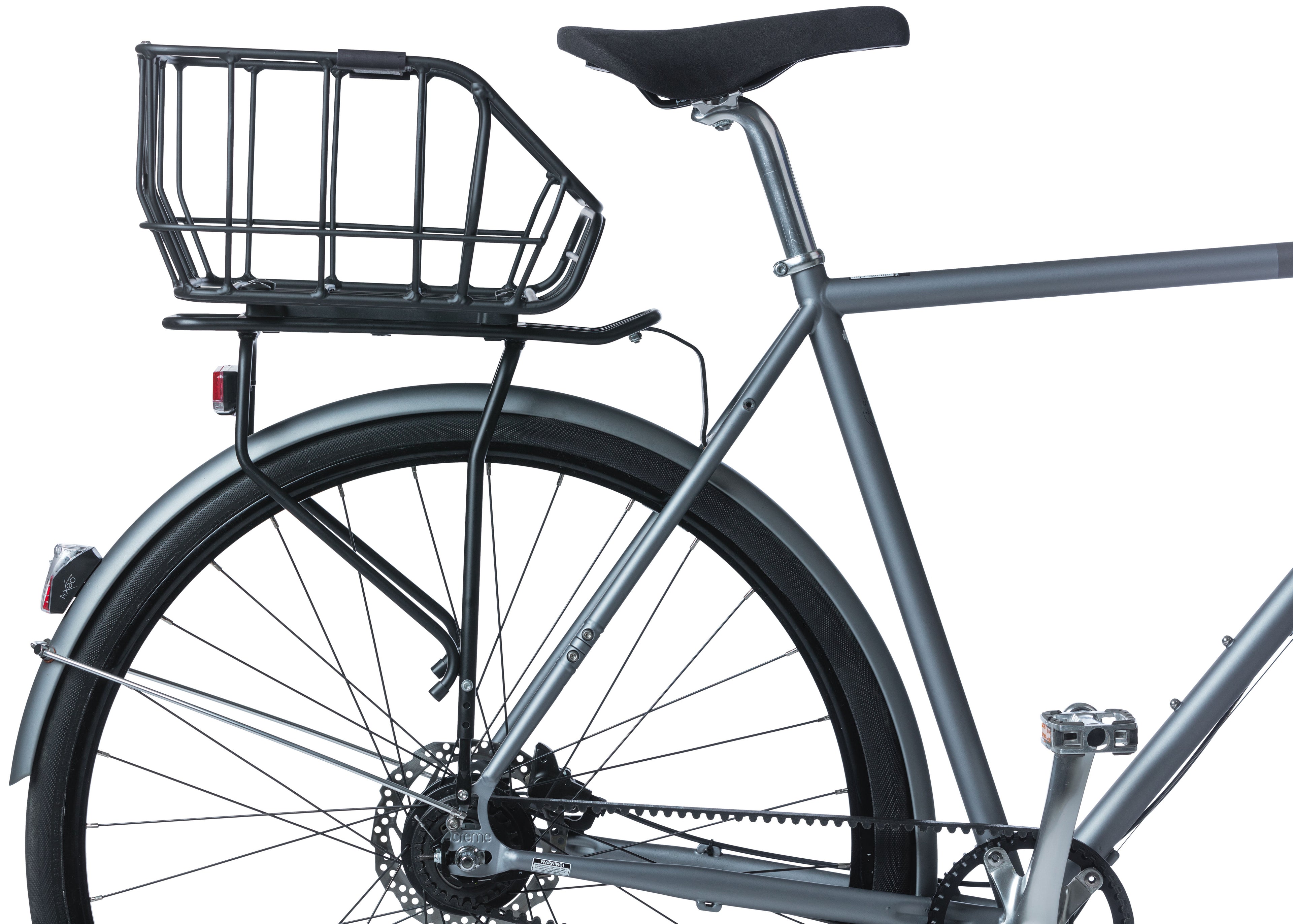 Fietsmand Basil Portland Rear MIK 25 liter 43 x 36 x 22 cm - mat zwart