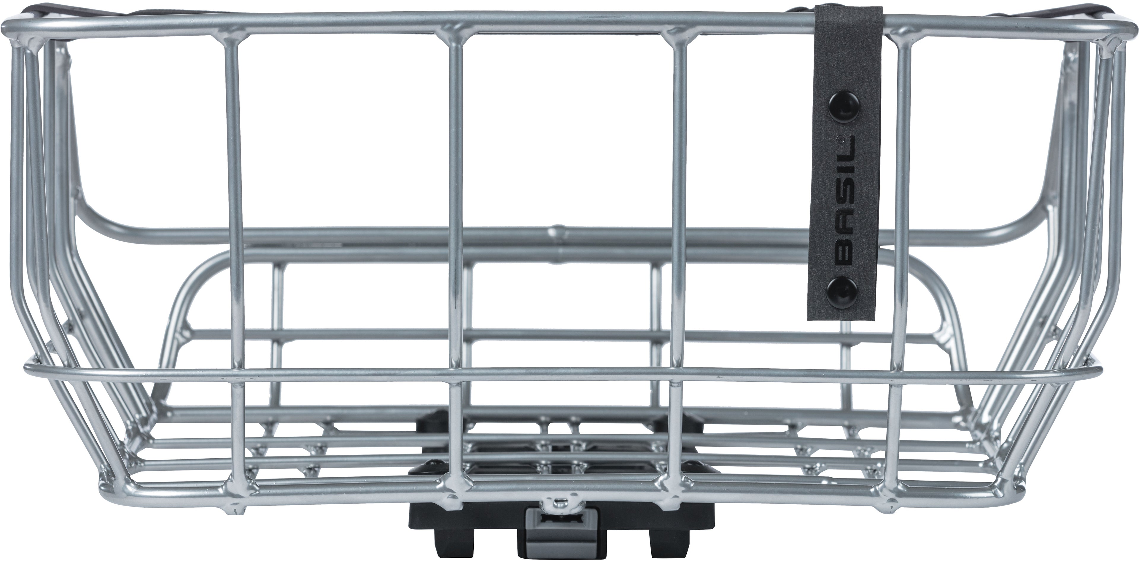 Fietsmand Basil Portland Rear MIK 25 liter 43 x 36 x 22 cm - chroom