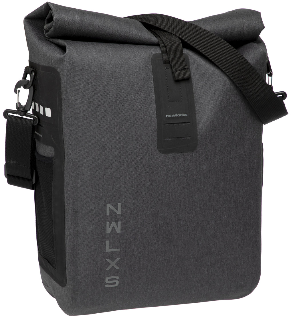Fietstas New Looxs Varo Single 20 liter 28 x 43 x 17 cm - grijs