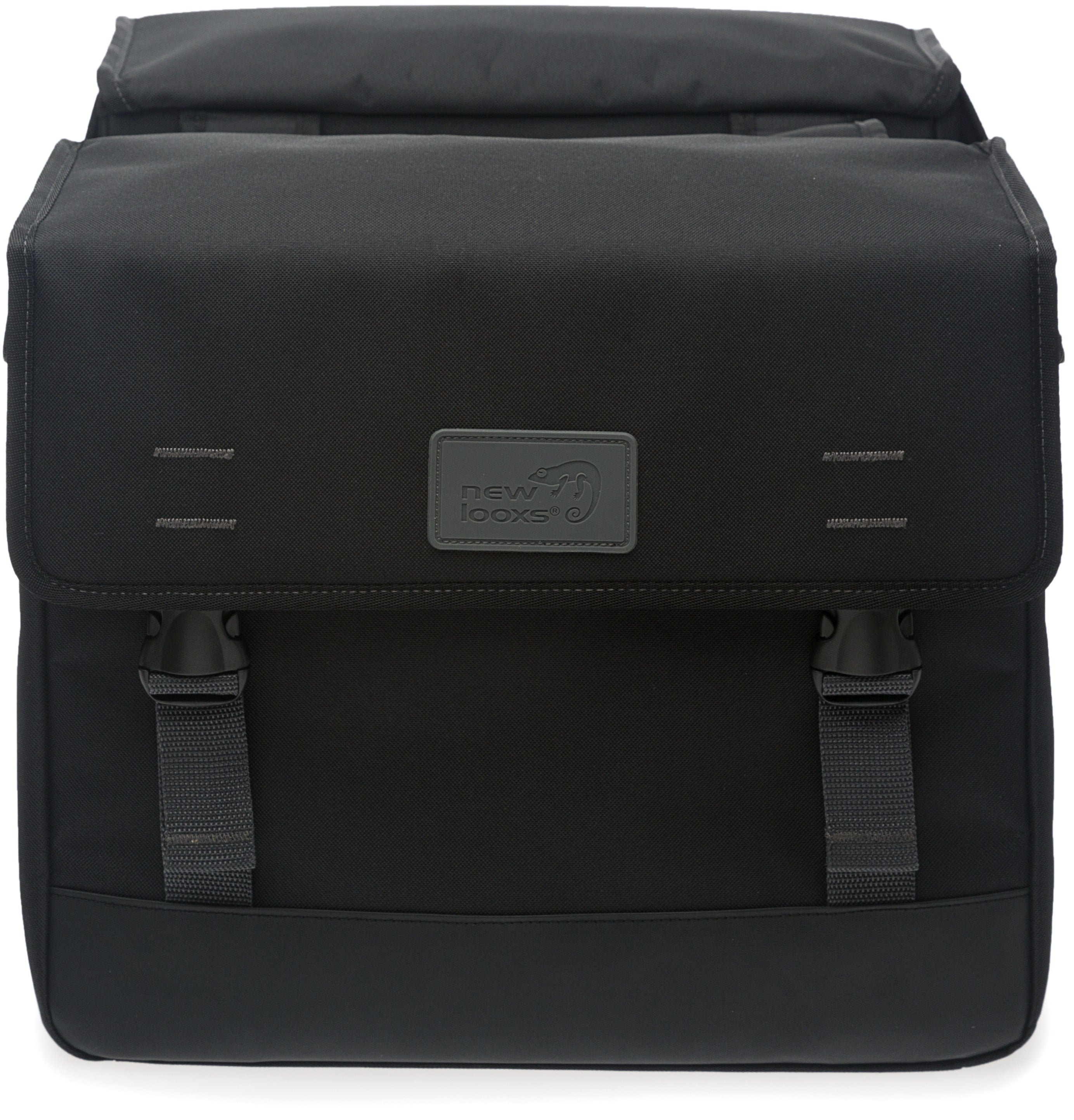 Dubbele fietstas New Looxs Origin Double 39 liter 35 x 33 x 15 cm - zwart