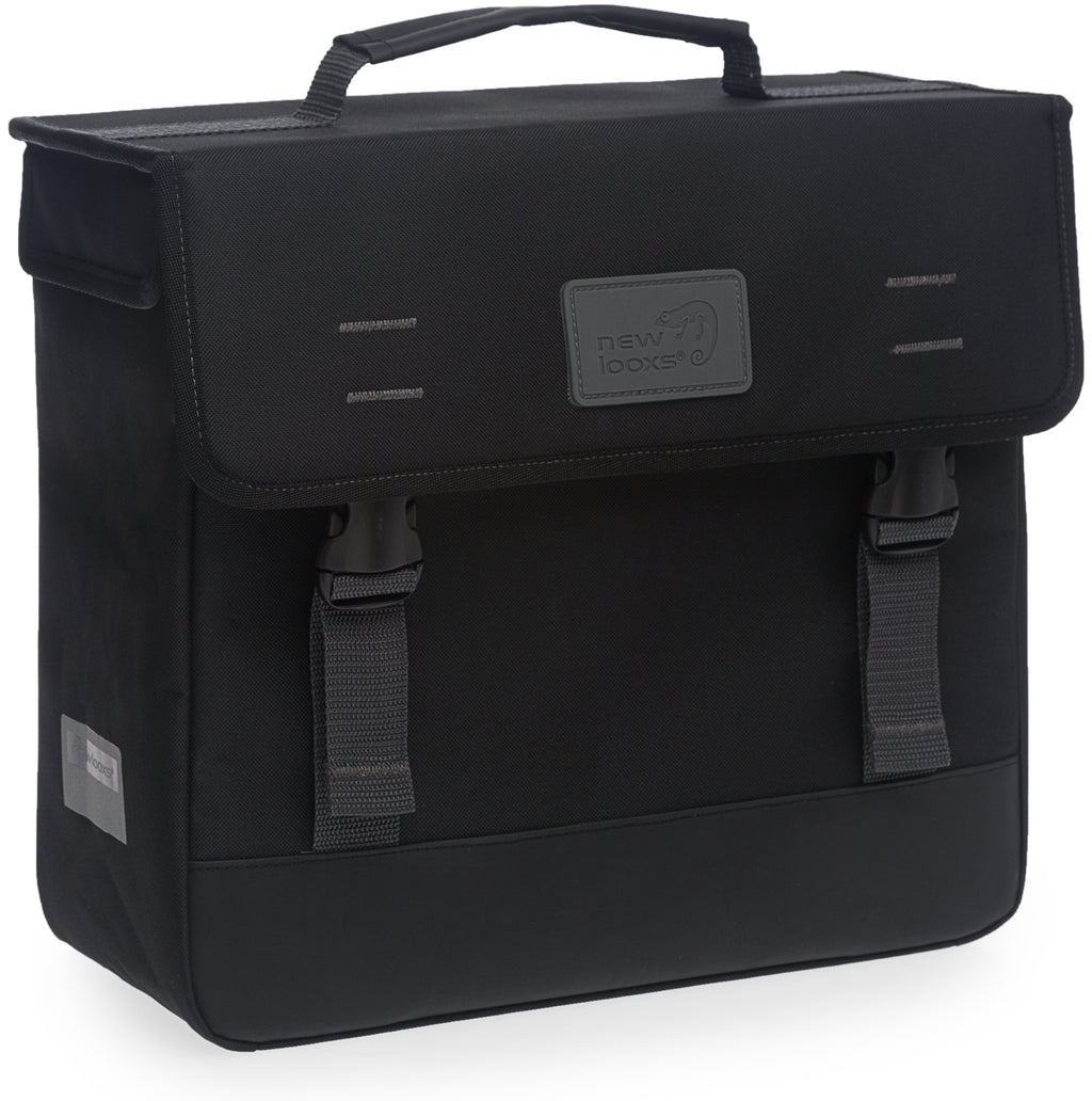Fietstas New Looxs Origin Single 17 liter 35 x 33 x 15 cm  - zwart