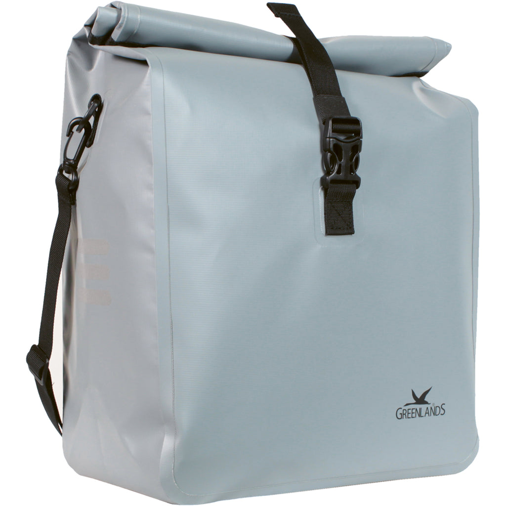 Enkele fietstas Greenlands Urban Style waterproof 1 -18 liter  27 x 49 x 14 cm  - licht grijs